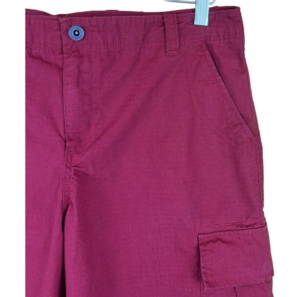 POLO RALPH LAUREN Womens Ripstop Cargo Shorts RL-1967 Red Sz 20 100% Cotton - Picture 3 of 13